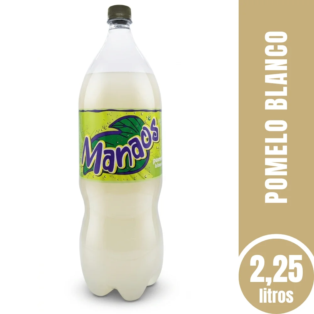 Gaseosa Manaos Pomelo 2,25 Lts. Manaos Pomelo Blanco x 2.25l